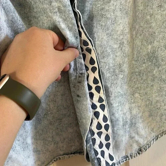 Vintage Anchor Blue Acid Wash Top - Picture 5 of 6